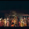 Ethel Merman (center) in a scene from the Broadway production of the musical "Hello, Dolly!"