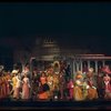 Ethel Merman (center) in a scene from the Broadway production of the musical "Hello, Dolly!"