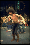 A Larry Marshall in a scene from the Broadway production of the musical "Hair." (New York)