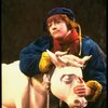 Ben Wright as Jack w. his cow in a scene from the Broadway production of the musical "Into The Woods." (New York)