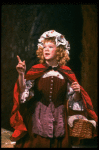 Danielle Ferland as Little Red Riding Hood in a scene from the Broadway production of the musical "Into The Woods." (New York)