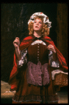 Danielle Ferland as Little Red Riding Hood in a scene from the Broadway production of the musical "Into The Woods." (New York)