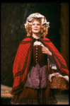 Danielle Ferland as Little Red Riding Hood in a scene from the Broadway production of the musical "Into The Woods." (New York)