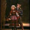 Danielle Ferland as Little Red Riding Hood and Robert Westenberg as the Wolf in a scene from the Broadway production of the musical "Into The Woods." (New York)