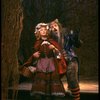 Danielle Ferland as Little Red Riding Hood and Robert Westenberg as the Wolf in a scene from the Broadway production of the musical "Into The Woods." (New York)