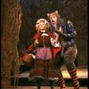 Danielle Ferland as Little Red Riding Hood and Robert Westenberg as the Wolf in a scene from the Broadway production of the musical "Into The Woods." (New York)