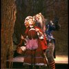 Danielle Ferland as Little Red Riding Hood and Robert Westenberg as the Wolf in a scene from the Broadway production of the musical "Into The Woods." (New York)