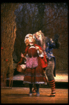 Danielle Ferland as Little Red Riding Hood and Robert Westenberg as the Wolf in a scene from the Broadway production of the musical "Into The Woods." (New York)