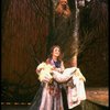 T-B) Merle Louise as Cinderella's Mother and Kim Crosby as Cinderella in a scene from the Broadway production of the musical "Into The Woods." (New York)