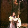 T-B) Merle Louise as Cinderella's Mother and Kim Crosby as Cinderella in a scene from the Broadway production of the musical "Into The Woods." (New York)