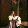 T-B) Merle Louise as Cinderella's Mother and Kim Crosby as Cinderella in a scene from the Broadway production of the musical "Into The Woods." (New York)