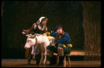 Ben Wright as Jack and Barbara Bryne as his Mother in a scene from the Broadway production of the musical "Into The Woods." (New York)