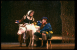 Ben Wright as Jack and Barbara Bryne as his Mother in a scene from the Broadway production of the musical "Into The Woods." (New York)