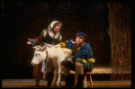 Ben Wright as Jack and Barbara Bryne as his Mother in a scene from the Broadway production of the musical "Into The Woods." (New York)