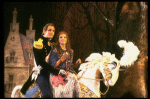 Robert Westenberg as the Prince and Kim Crosby as Cinderella at their wedding in a scene from the Broadway production of the musical "Into The Woods." (New York)