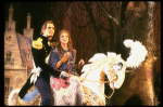 Robert Westenberg as the Prince and Kim Crosby as Cinderella at their wedding in a scene from the Broadway production of the musical "Into The Woods." (New York)