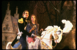 Robert Westenberg as the Prince and Kim Crosby as Cinderella at their wedding in a scene from the Broadway production of the musical "Into The Woods." (New York)