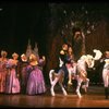 L-R) L. Mitchell, K. McClelland, E. Lyndeck, J. Franz, R. Westenberg, K. Crosby, M. Louise & P. Hoffman from the Broadway musical "Into The Woods." (New York)