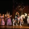 L-R) L. Mitchell, K. McClelland, E. Lyndeck, J. Franz, R. Westenberg, K. Crosby, M. Louise & P. Hoffman from the Broadway musical "Into The Woods." (New York)