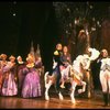 L-R) L. Mitchell, K. McClelland, E. Lyndeck, J. Franz, R. Westenberg, K. Crosby, M. Louise & P. Hoffman from the Broadway musical "Into The Woods." (New York)