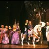 L-R) L. Mitchell, K. McClelland, E. Lyndeck, J. Franz, R. Westenberg, K. Crosby, M. Louise & P. Hoffman from the Broadway musical "Into The Woods." (New York)