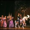 L-R) L. Mitchell, K. McClelland, E. Lyndeck, J. Franz, R. Westenberg, K. Crosby, M. Louise & P. Hoffman from the Broadway musical "Into The Woods." (New York)