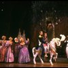 L-R) L. Mitchell, K. McClelland, E. Lyndeck, J. Franz, R. Westenberg, K. Crosby, M. Louise & P. Hoffman from the Broadway musical "Into The Woods." (New York)