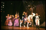 L-R) L. Mitchell, K. McClelland, E. Lyndeck, J. Franz, R. Westenberg, K. Crosby, M. Louise & P. Hoffman from the Broadway musical "Into The Woods." (New York)