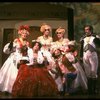L-R) Joy Franz, Kim Crosby, Lauren Mitchell, Chip Zien, Kay McClelland and Philip Hoffman in a scene from the Broadway production of the musical "Into The Woods." (New York)