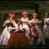 L-R) Joy Franz, Kim Crosby, Lauren Mitchell, Chip Zien, Kay McClelland and Philip Hoffman in a scene from the Broadway production of the musical "Into The Woods." (New York)