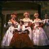 L-R) Joy Franz, Kim Crosby, Lauren Mitchell, Kay McClelland and Philip Hoffman in a scene from the Broadway production of the musical "Into The Woods." (New York)