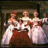L-R) Joy Franz, Kim Crosby, Lauren Mitchell, Kay McClelland and Philip Hoffman in a scene from the Broadway production of the musical "Into The Woods." (New York)