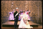 Robert Westenberg as the Prince and Kim Crosby as Cinderella at their wedding in a scene from the Broadway production of the musical "Into The Woods." (New York)
