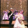 Robert Westenberg as the Prince and Kim Crosby as Cinderella at their wedding in a scene from the Broadway production of the musical "Into The Woods." (New York)