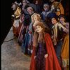 Bernadette Peters (C) and cast in a scene from the Broadway production of the musical "Into The Woods." (New York)