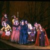 Bernadette Peters (R) and cast in a scene from the Broadway production of the musical "Into The Woods." (New York)
