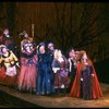 Bernadette Peters (R) and cast in a scene from the Broadway production of the musical "Into The Woods." (New York)