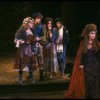 L-R) Danielle Ferland, Ben Wright, Kim Crosby, Chip Zien and Bernadette Peters in a scene from the Broadway production of the musical "Into The Woods." (New York)