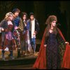 L-R) Danielle Ferland, Ben Wright, Kim Crosby, Chip Zien and Bernadette Peters in a scene from the Broadway production of the musical "Into The Woods." (New York)