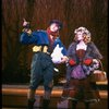 L-R) Ben Wright as Jack and Danielle Ferland as Little Red Riding Hood in a scene from the Broadway production of the musical "Into The Woods." (New York)