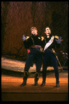 L-R) Chuck Wagner as Rapunzel's Prince and Robert Westenberg as Cinderella's Prince from the Broadway musical "Into The Woods." (New York)
