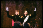 L-R) Chuck Wagner as Rapunzel's Prince and Robert Westenberg as Cinderella's Prince from the Broadway musical "Into The Woods." (New York)