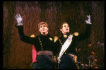 L-R) Chuck Wagner as Rapunzel's Prince and Robert Westenberg as Cinderella's Prince from the Broadway musical "Into The Woods." (New York)