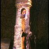 T-B) Pamela Winslow as Rapunzel and Bernadette Peters as the Witch in a scene from the Broadway production of the musical "Into The Woods." (New York)