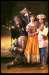 L-R) Bernadette Peters, Tom Aldredge, Robert Westenberg, Joanna Gleason and Chip Zien in a scene from the Broadway production of the musical "Into The Woods." (New York)