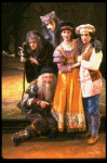L-R) Bernadette Peters, Tom Aldredge, Robert Westenberg, Joanna Gleason and Chip Zien in a scene from the Broadway production of the musical "Into The Woods." (New York)