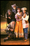 L-R) Bernadette Peters, Tom Aldredge, Robert Westenberg, Joanna Gleason and Chip Zien in a scene from the Broadway production of the musical "Into The Woods." (New York)