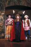 R-L) Chip Zien, Bernadette Peters and Joanna Gleason in a scene from the Broadway production of the musical "Into The Woods." (New York)