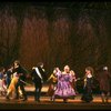 Cast dancing during the Act One finale in a scene from the Broadway production of the musical "Into The Woods." (New York)