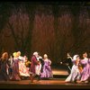 Cast dancing during the Act One finale in a scene from the Broadway production of the musical "Into The Woods." (New York)